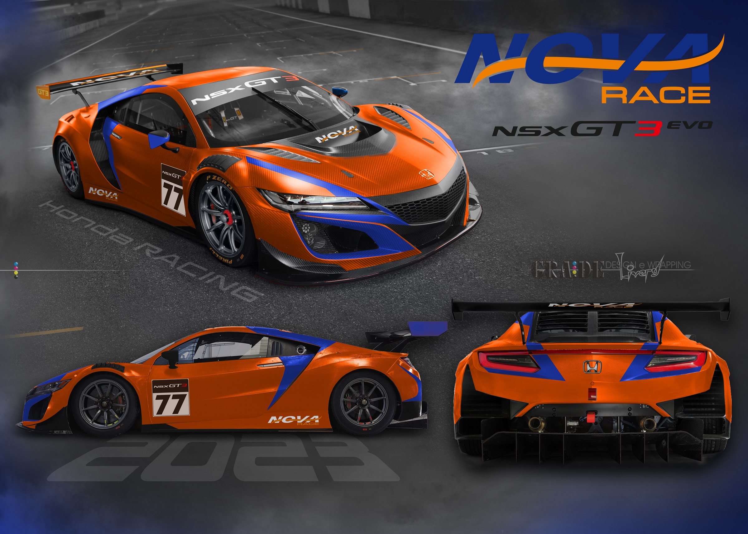 Honda NSX Returns To Fanatec GT Grid With Two car Sprint Cup Entry From